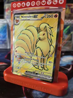 Pokemon TCG 151 Ninetales EX Card 186/165 NM/M Pack Fresh - Image 1