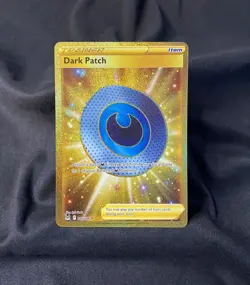 Dark Patch 216/196 SR | Pokemon Lost Origin | Gold Full Art Secret Rare MINT - Image 1