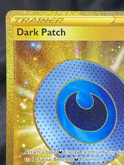 Dark Patch 216/196 SR | Pokemon Lost Origin | Gold Full Art Secret Rare MINT - Image 4