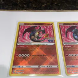 RADIANT CHARIZARD POKEMON GO HOLO LOT X4 REVERSE HOLO AND MORE - Image 2