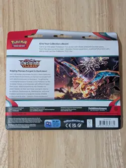 Pokemon TCG Obsidian Flames 3 Pack Blister (Eevee) Sealed - Image 2