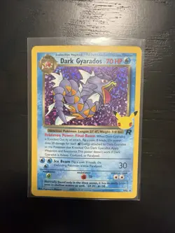 Pokemon Gyarados 6/102 Holo Rare Unlimited Base Set WOTC, 2021 Dark Gyardos #8 - Image 5