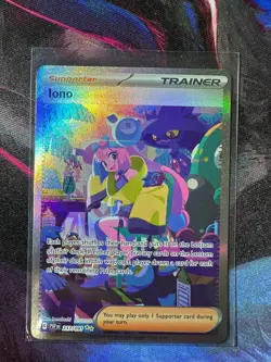 Iono Paldean Fates 237/091 Special Illustration Rare Pokemon TCG Minty - Image 1