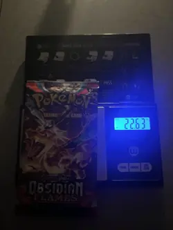 VERY HEAVY! 22.63 Gram Obsidian Flames Pokemon TCG Factory Sealed Booster Pack! - Image 1