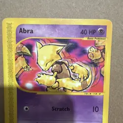 Pokemon TCG Abra 093/165 Expedition Set Regular E-Reader - Image 2