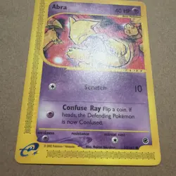 Pokemon TCG Abra 093/165 Expedition Set Regular E-Reader - Image 3
