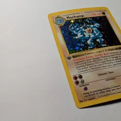 Pokemon Machamp (Base Set Shadowless) 008/102 Deck Exclusives Holo 1st Edition - Image 2