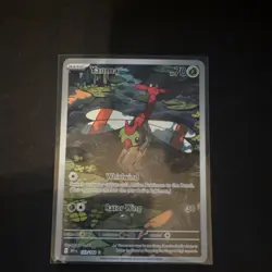 Pokemon Yanma 183/182 Sv10: Destined Rivals Illustration Rare Holo Basic 70 HP - Image 1