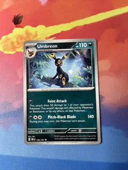 Pokemon TCG Umbreon SV03: Obsidian Flames 130/197 Regular Uncommon - Image 1