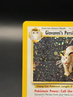 Giovanni's Persian 8/132 Gym Challenge Holo Pokemon TCG (LP) - Image 2