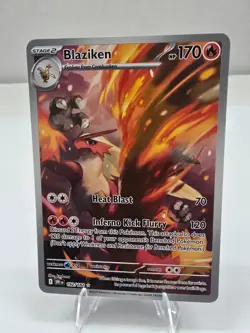 Pokemon TCG: Blaziken 192/182 Destined Rivals Illustration Rare Full Art MINT - Image 1