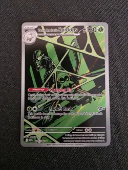 Pokemon TCG Team Rocket's Spidops IR 187/182 Destined Rivals *Near Mint* - Image 1