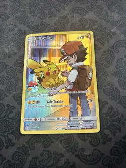 Pokemon Pikachu 241/236 Alt Art Secret Rare Cosmic Eclipse Sun & Moon - Image 1