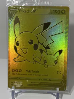 Pokemon Pikachu V SWSH145 Sword & Shield Promo Holo Volt Tackle 210 HP - Image 1