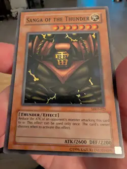 Yugioh - Sanga of the Thunder MRD-025 Unlimited - Metal Raiders NM - Image 1