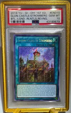 2018 Yugioh Golden Castle Of Stromberg PSA 10. POP 2!!! - Image 1