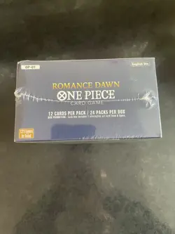 One Piece OP-01 Romance Dawn Booster Box BLUE BOTTOM English Wave One NEW SEALED - Image 4