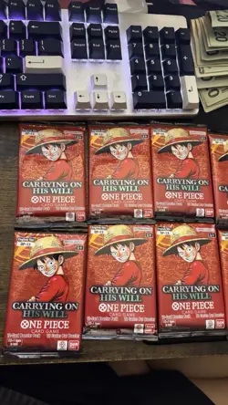 One Piece OP-13 SEALED Carrying on His Will Booster Packs ENGLISH Lot Of 12 - Image 2