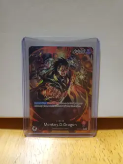 OP07-001 Monkey.D.Dragon Alt Art Leader One Piece TCG English Card - Image 1