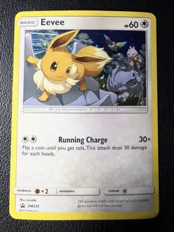 Eevee - SM235 - Pokemon Sun & Moon Promo Holo Rare Card - Image 1