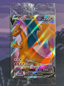 Charizard V SWSH050 Pokemon SWSH Black Star Promo Near Mint SEALED Card - Image 1