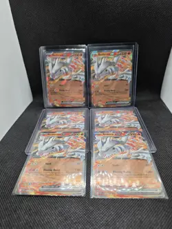 RESHIRAM EX 020/086 WHITE FLARE POKEMON ENGLISH (DOUBLE RARE, NM) 6 Card Lot - Image 1