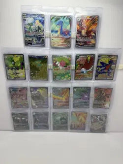 pokemon destined rivels lot of 18 cards IR and hyper rares NM - Image 1