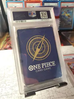 Bandai Monkey.D.Luffy OP10-111 Royal Blood Foil Rare One Piece CCG Card PSA 9 - Image 3