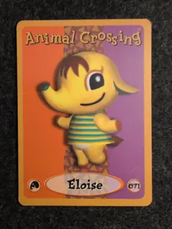 Animal Crossing Eloise #071 e-Reader Card - LP - Image 1