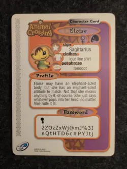 Animal Crossing Eloise #071 e-Reader Card - LP - Image 2