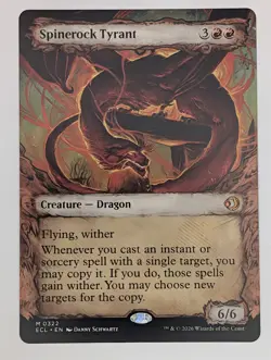 Normal Spinerock Tyrant 0322 Showcase 322 Lorwyn Eclipsed Mtg NM - Image 1