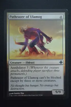 Magic The Gathering MTG PATHRAZER OF ULAMOG Rise of the Eldrazi MP Played - Image 1