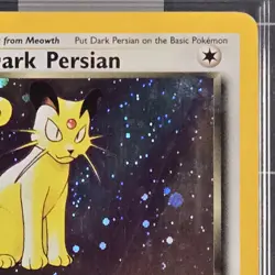 Dark Persian No HP Error Misprint Pokemon Promo Card 17 CGC 7.5 Near Mint - Image 5