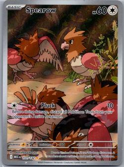Spearow - 151/132 - ME01: Mega Evolution - Illustration Rare - NM - Pokemon Card - Image 1