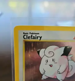 1999 BASE SET POKEMON HOLOFOIL CARD CLEFAIRY 5/102 - Image 3