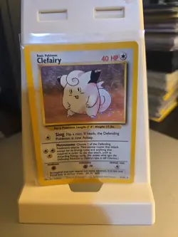 Pokemon TCG Clefairy Base Set 5/102 Holo Unlimited Holo Rare - Image 1