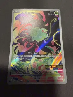 Bulbasaur 133/132 - Illustration Rare Holo Mega Evolution Promo - Pokemon TCG NM - Image 2