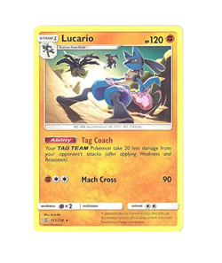 Pokemon - Lucario - 117/236 - Rare - Unified Minds - NM/M - Image 1