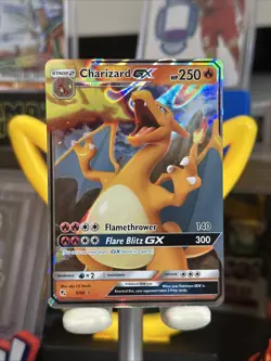 Pokemon TCG Hidden Fates Charizard GX Foil 9/68 Ultra Rare Pack Fresh! - Image 1