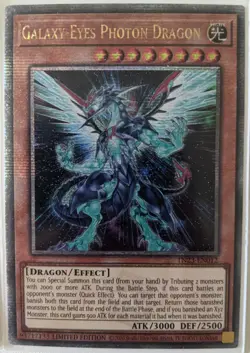 YuGiOh Galaxy-Eyes Photon Dragon Quarter Century Secret Rare TN23-EN012 - Image 1