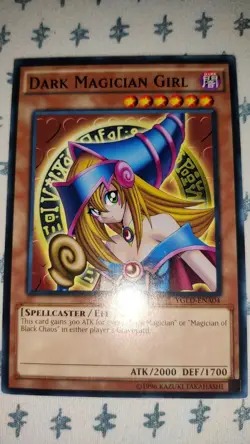 Yu-Gi-Oh! TCG Dark Magician Girl YGLD-ENA04 Common Unlimited Edition NM - Image 1