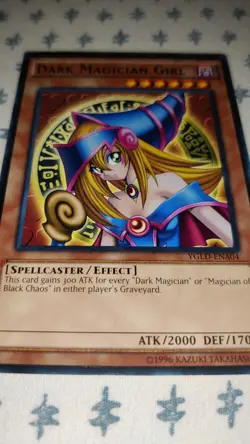 Yu-Gi-Oh! TCG Dark Magician Girl YGLD-ENA04 Common Unlimited Edition NM - Image 3