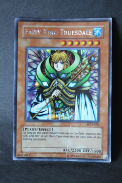 Fairy King Truesdale WC4-001 - Secret Rare - 1996 Yu-Gi-Oh! TCG - MP - Image 1
