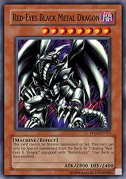 Yugioh! MP Red-Eyes Black Metal Dragon - PP01-EN015 - Super Rare - Unlimited Edi - Image 1