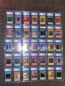 Yu-Gi-Oh! CGC GRADE LOB MRD SDY MRL etc. ALL ORIGINALS 2002-2006 1st Ed./Unlim - Image 1