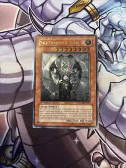 Yugioh Sky Scourge Enrise - FOTB-EN021 - Ultimate Rare - 1st Edition MP/LP (WNU) - Image 1