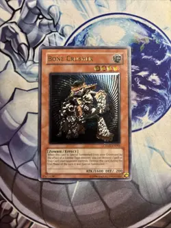 Yugioh Bone Crusher CRMS-EN083 Ultimate Rare Unlimited VLP (WNU) - Image 1