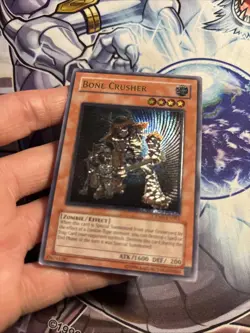 Yugioh Bone Crusher CRMS-EN083 Ultimate Rare Unlimited VLP (WNU) - Image 4