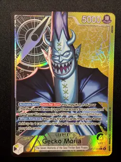 Gecko Moria - OP14-080 (Alternate Art) OP14-080 The Azure Sea's Seven Foil - Image 1