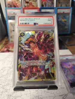 2024 One Piece JP Monkey D. Luffy #OP10-118 SEC Royal Blood PSA 10 - Image 1